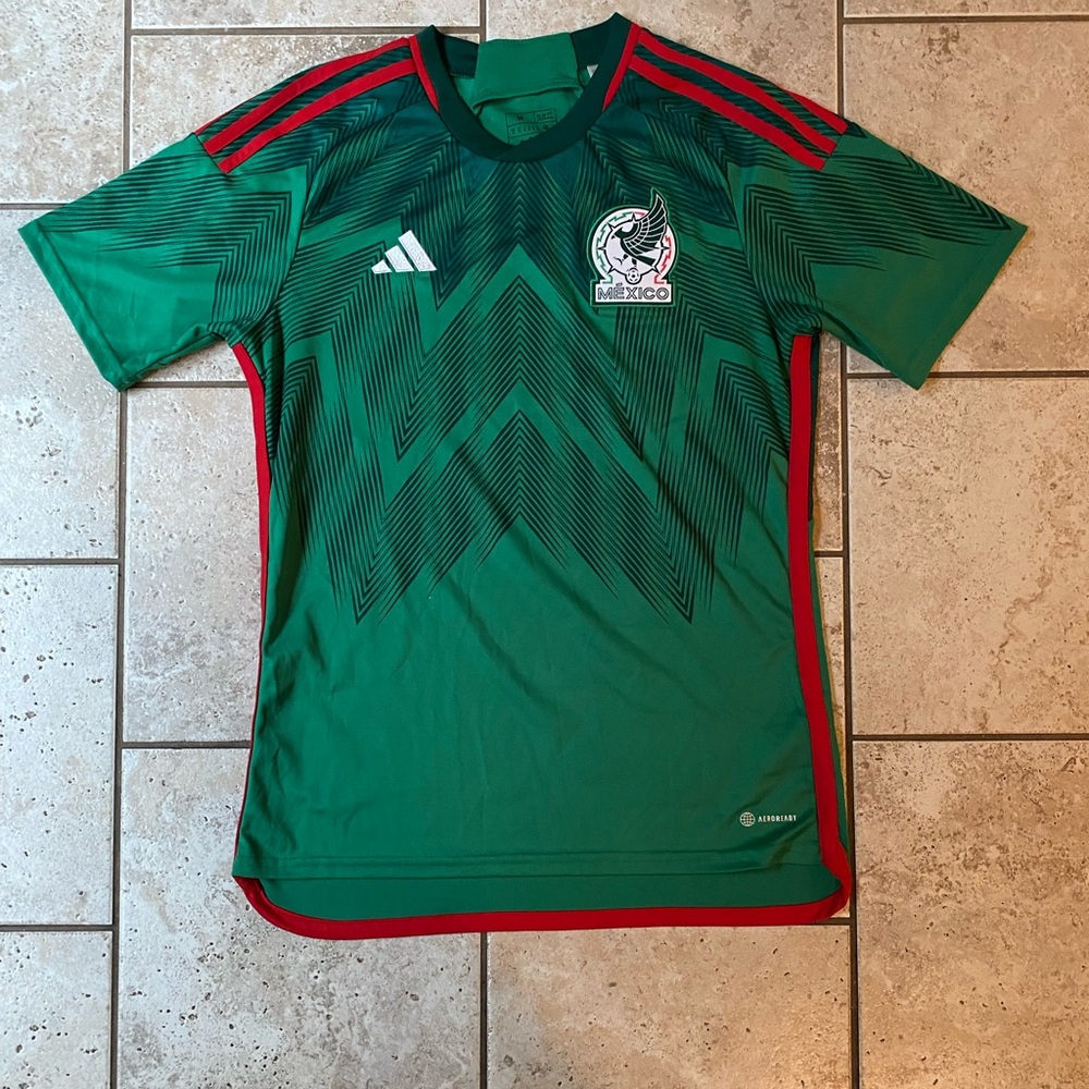 Mexico 2022 World Cup Home Jersey, Adidas, Size M, Excellent Condition